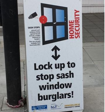STOP SASH WINDOW BURGLARS! Fit Sash Stops.